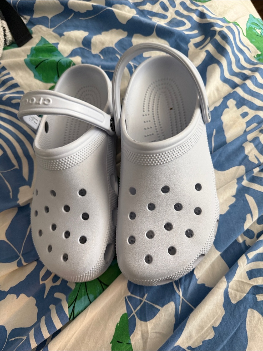 light blue crocs W10 M9